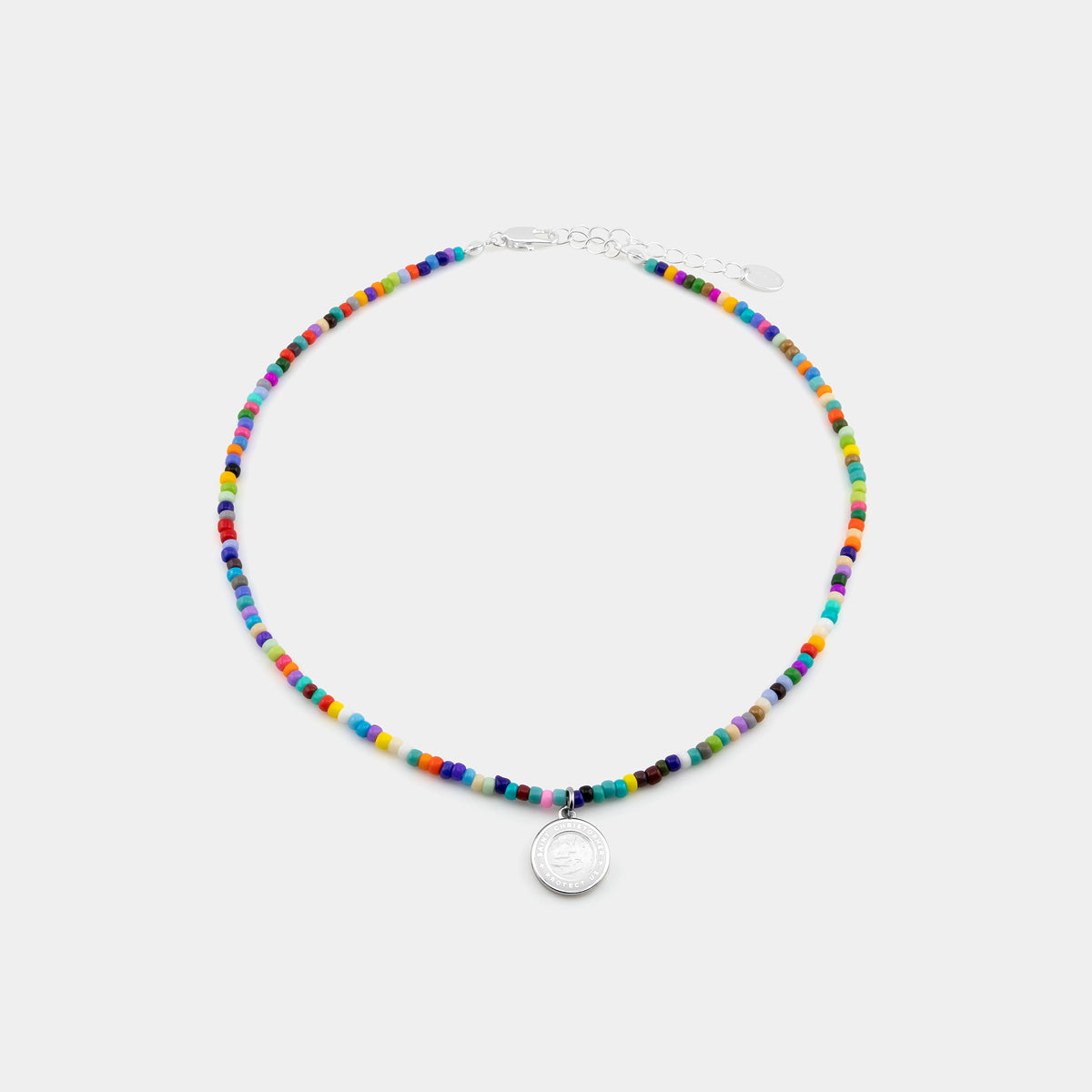 Rainbow Raindrops collection Neon bead chocker necklace Multicolor Statement Necklace hotsell Open Cuff Flexible Necklace