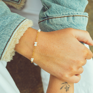 Satellite Pearl Bracelet