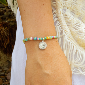 Pastel Sunsets Beaded Bracelet