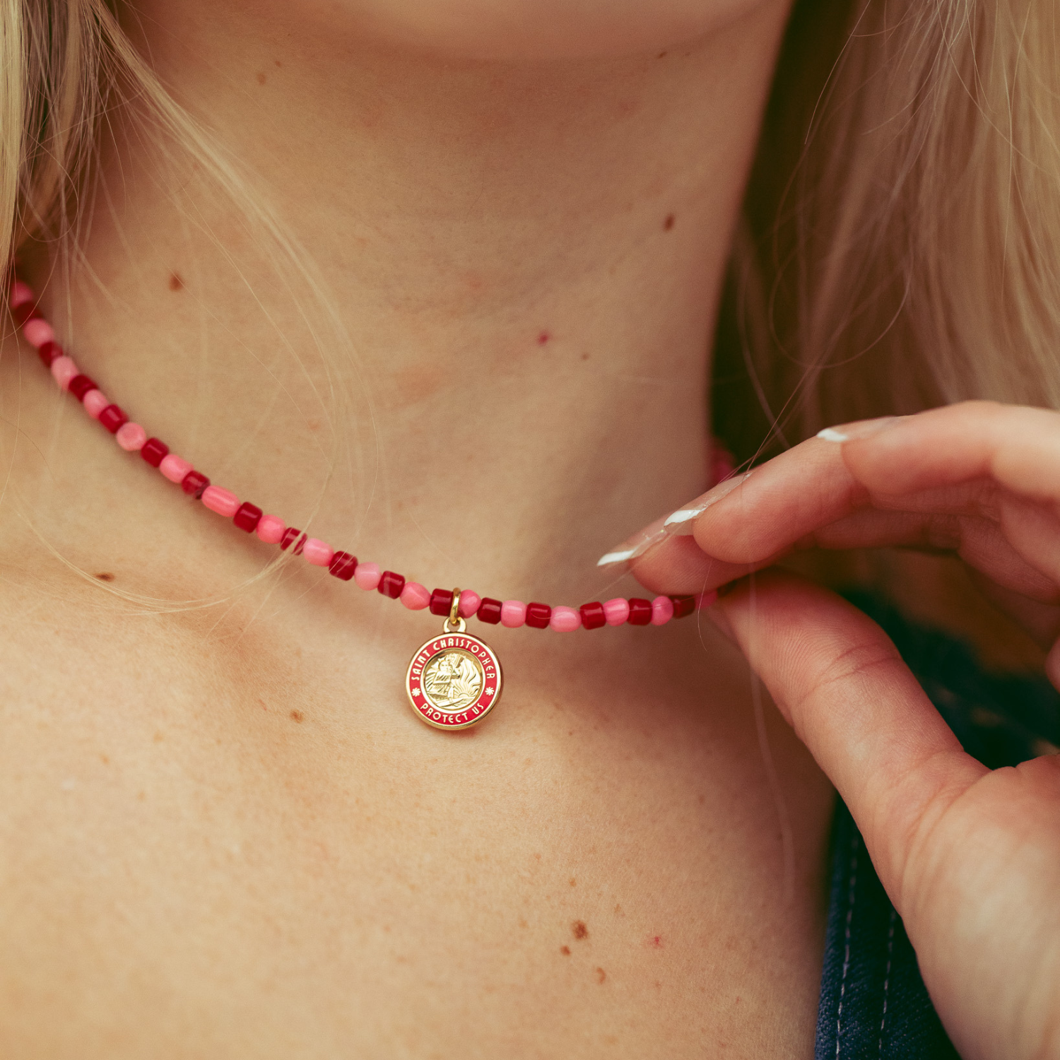 Hearts On Fire Beaded Choker