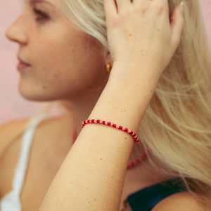 Hearts On Fire Beaded Bracelet