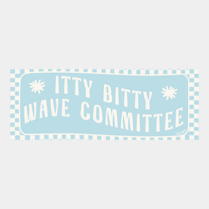 Itty Bitty Wave Bumper Sticker