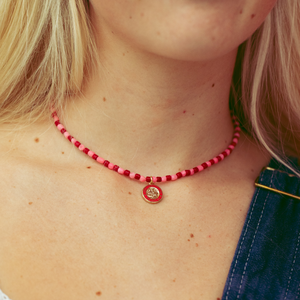 Hearts On Fire Beaded Choker