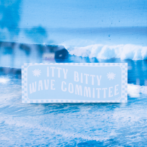 Itty Bitty Wave Bumper Sticker