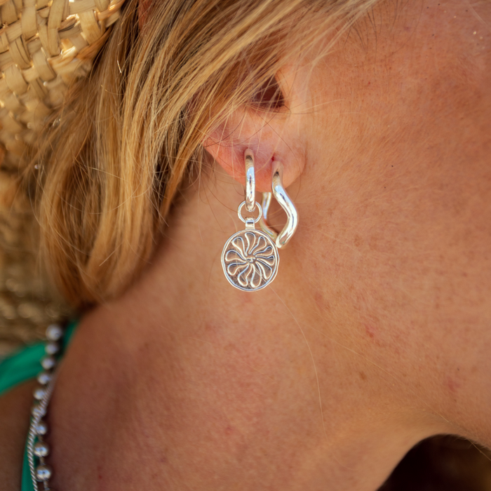 Summer State of Mind Earrings - Silver