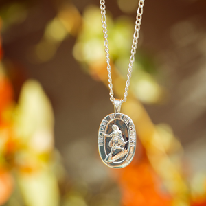 Our Lady of The Waves Necklace - Silver