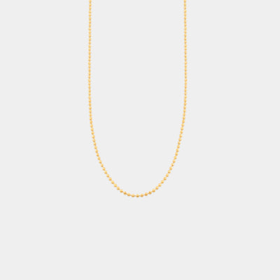 Diamond Cut Ball Chain - Gold upsell