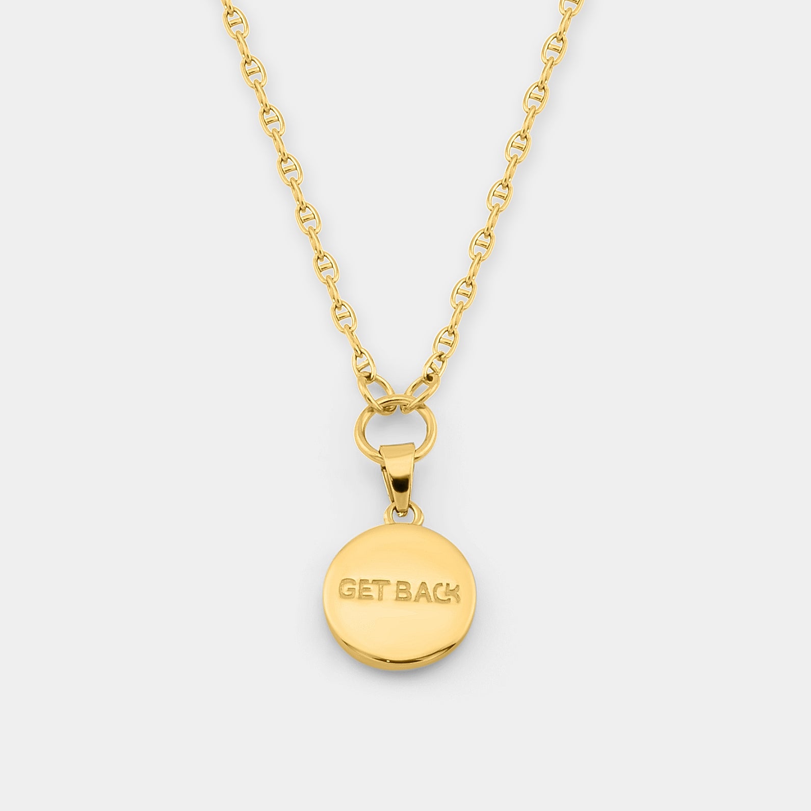 Gold Baby St. Chris Necklace