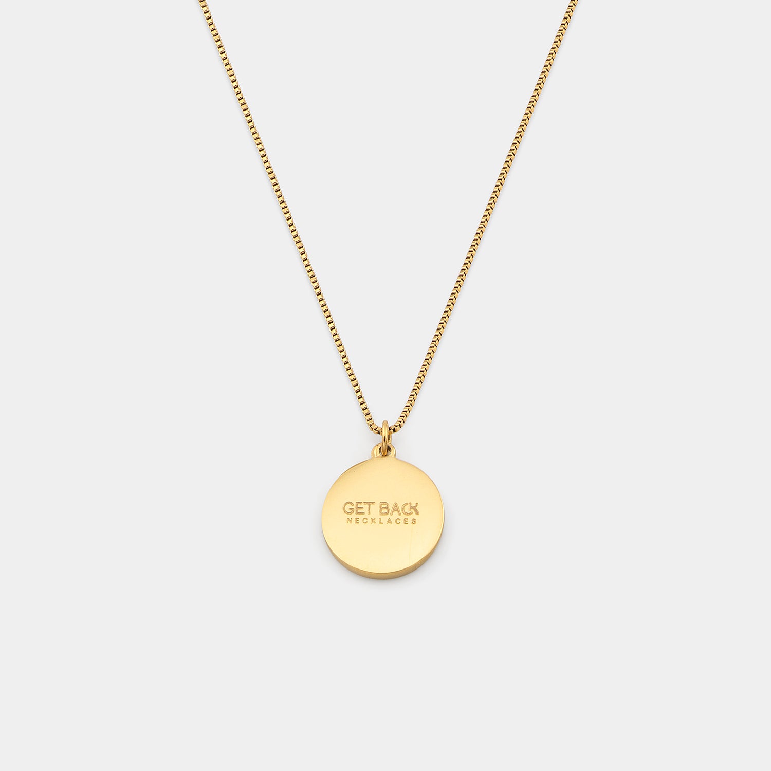 Gold St. Christopher Medallion Necklace