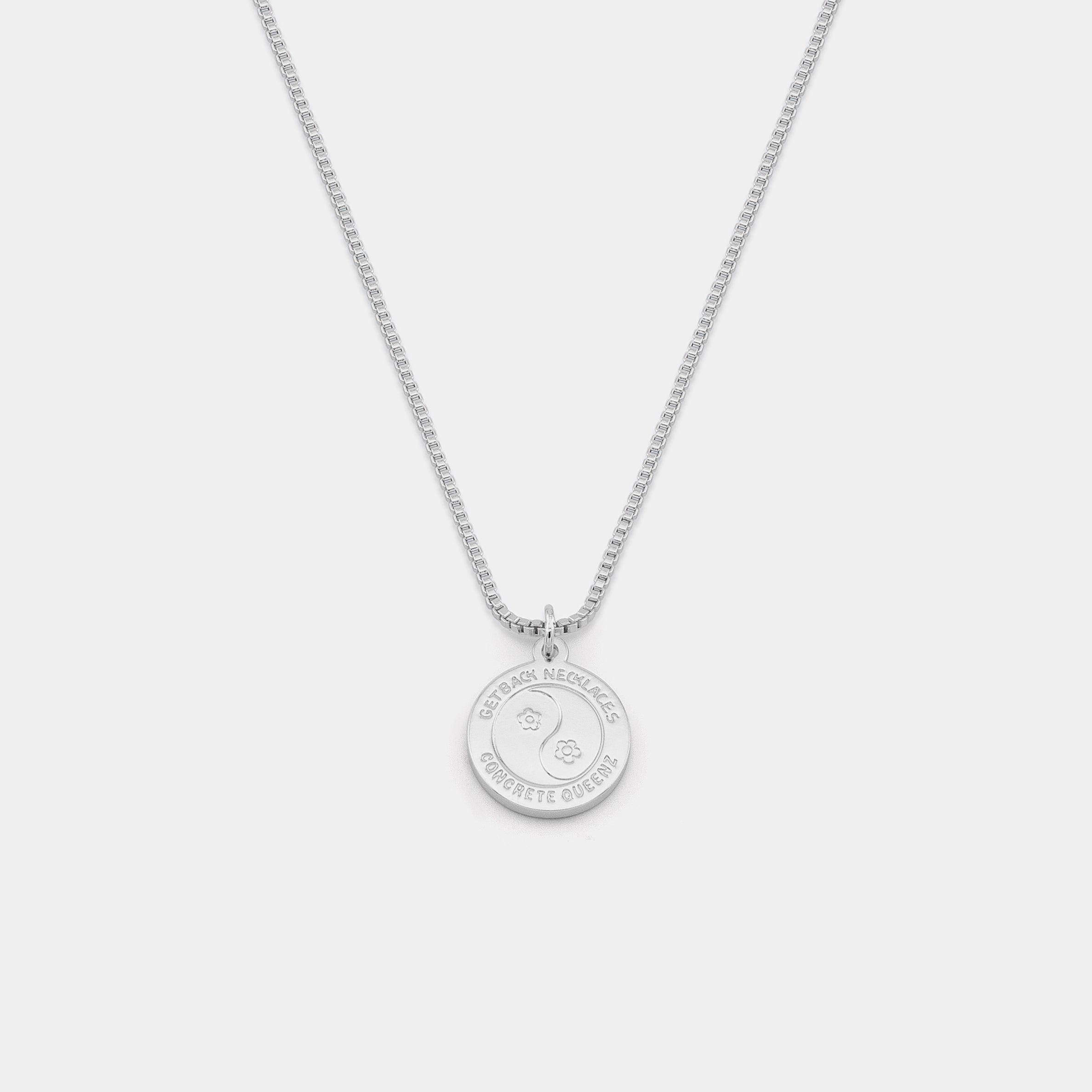 Concrete Queenz St. Christopher Necklace - Silver